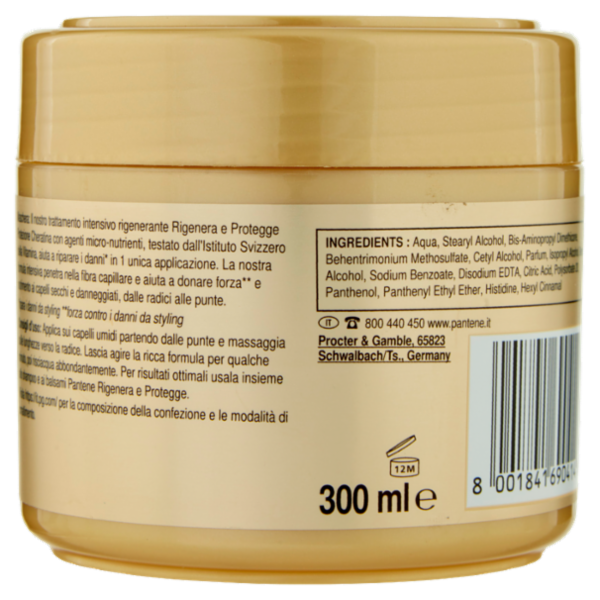 Pantene Pro-V Maschera Protezione Cheratina Rigenera e Protegge 300 ml