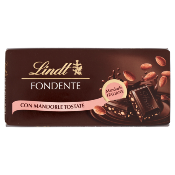 Lindt Gamme Bleue Tavoletta Cioccolato fondente Mandorle 100 g