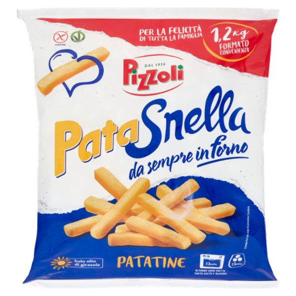 Pizzoli PataSnella Patatine 1,2 Kg