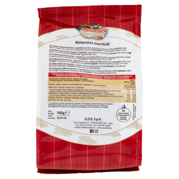 la Sassellese Amaretti morbidi 180 g