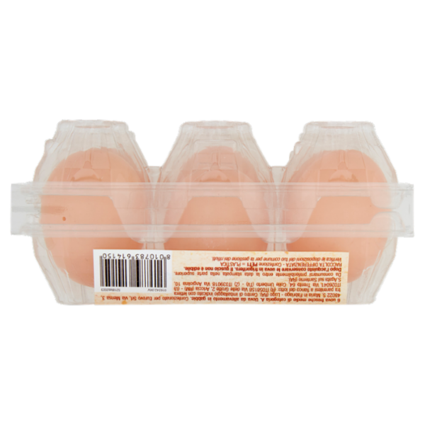 L'Uovo del Podere 6 uova Fresche Medie