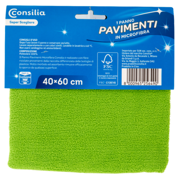 Consilia Panno Pavimenti Microfibra Cm 40X60