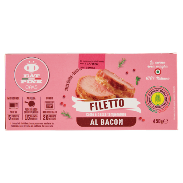 Eat Pink Filetto al Bacon 450 g