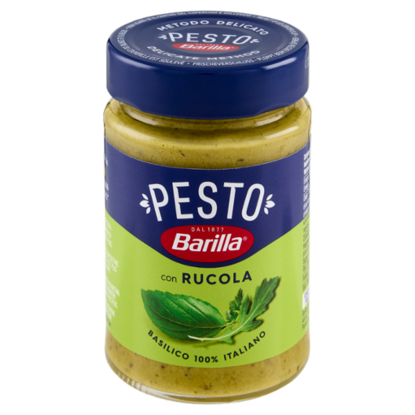 Barilla Pesto Basilico e Rucola Condimento e Sugo per Pasta 190 g