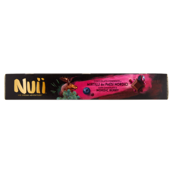 NUII Cioccolato Fondente e Mirtilli dei Paesi Nordici 4 x 66 g