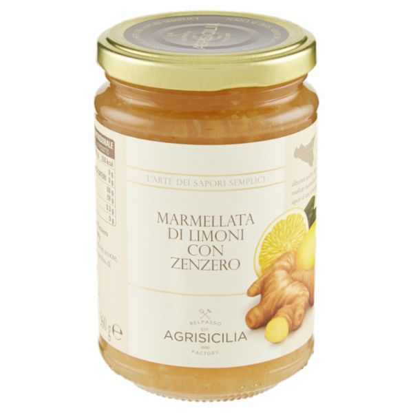 Agrisicilia Marmellata di Limoni con Zenzero 360 g