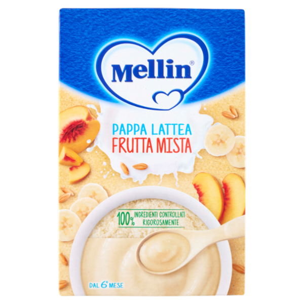 Mellin Pappa Lattea Frutta Mista 250 g