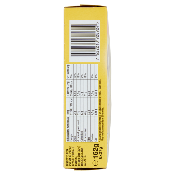 Oro Ciok Barrette al cioccolato al latte - 6 x 27 g