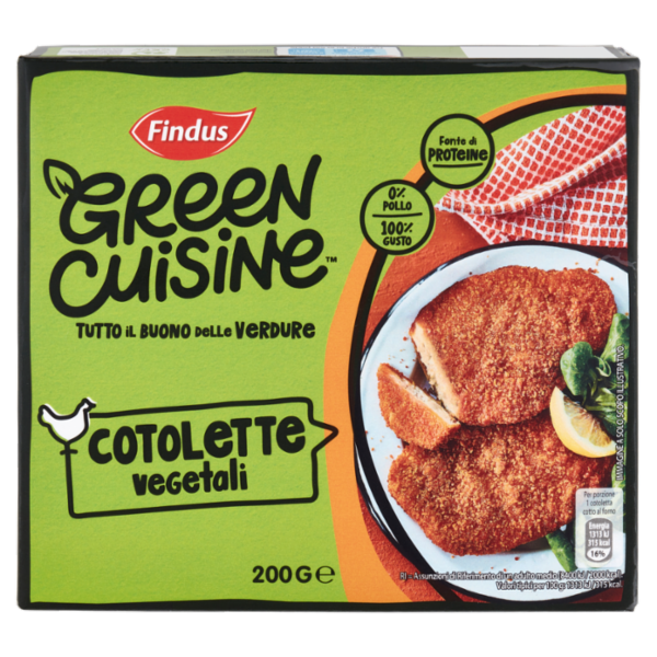 Findus Green Cuisine Cotolette Vegetali 200 g