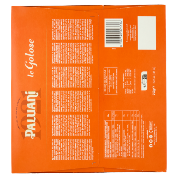 Paluani Colomba di Pasticceria Farcita con Delicata Crema Chantilly 750 g