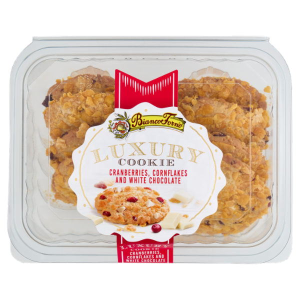 BiancoForno Luxury Cookie Cranberries, Cornflakes and White Chocolate 200 g