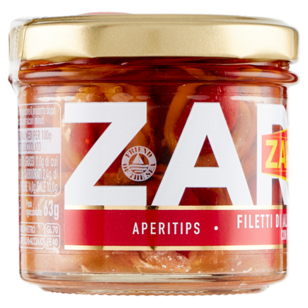 Zarotti Filetti di Alici alla Messicana con Peperoncino in Olio Delicato 110 g