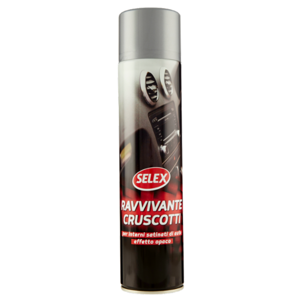 Selex Accessori Auto Ravvivante Cruscotti Effetto Opaco 600 ml