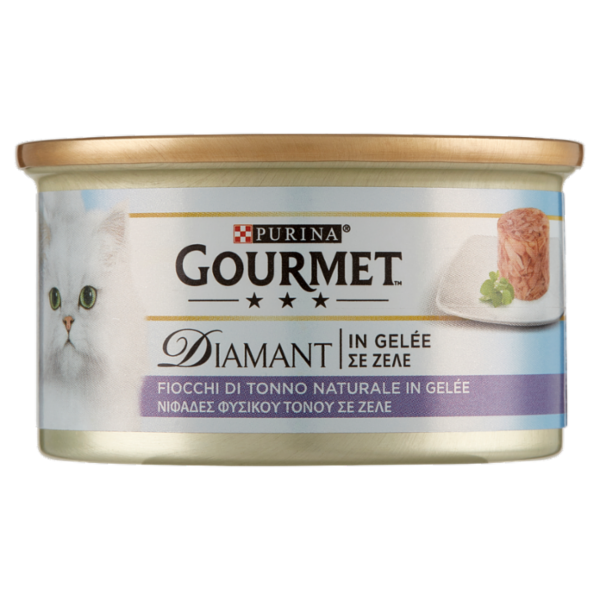 PURINA GOURMET Diamant in Gelée Fiocchi di Tonno Naturale in Gelée 85 g