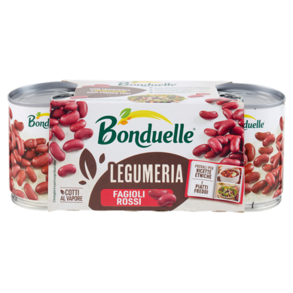 Bonduelle Fagioli Rossi al Vapore 3 x 160 g
