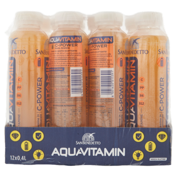 San Benedetto Aquavitamin C-Power Gusto Arancia 12 x 0,4 L