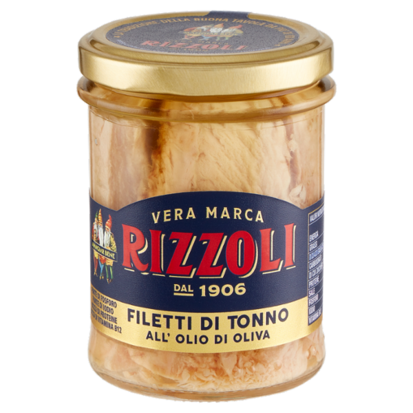 Rizzoli Filetti di Tonno all'Olio di Oliva 200 g