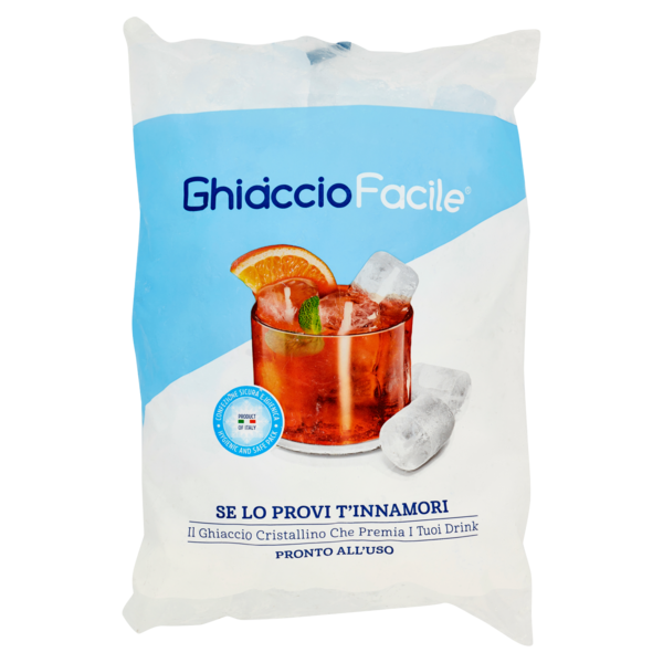 Ghiaccio Facile - ghiaccio alimentare a cubetti - 2kg