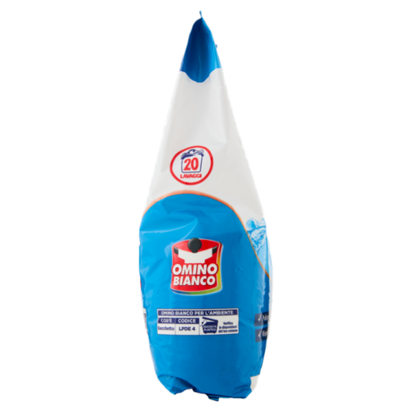 Omino Bianco - Detersivo Lavatrice Igienizzante in Polvere, 20 Lavaggi