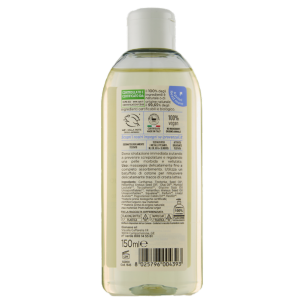 I Provenzali Bio Olio da Massaggio Biologico 150 ml