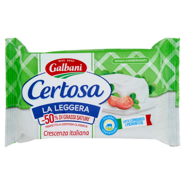 Galbani Certosa Crescenza italiana la Leggera 165 g