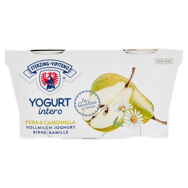 Sterzing Vipiteno Yogurt intero Pera & Camomilla 2 x 125 g