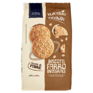 YukiBio RicchiDì Biscotti Farro Integrale 300 g