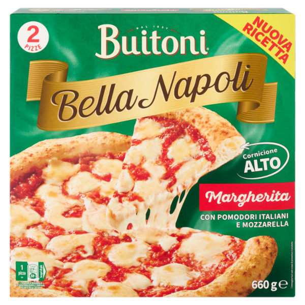 BUITONI Bella Napoli la Classica Margherita Pizza surgelata (2 pizze) 660 g