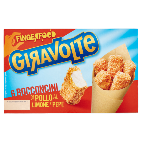 Giravolte Finger Food 6 Bocconcini di Pollo al Limone e Pepe 6 x 25 g