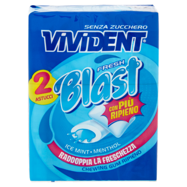 Vivident Fresh Blast Ice Mint Menthol 2 x 30 g