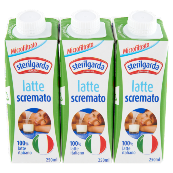 sterilgarda latte scremato Microfiltrato 3 x 250 ml