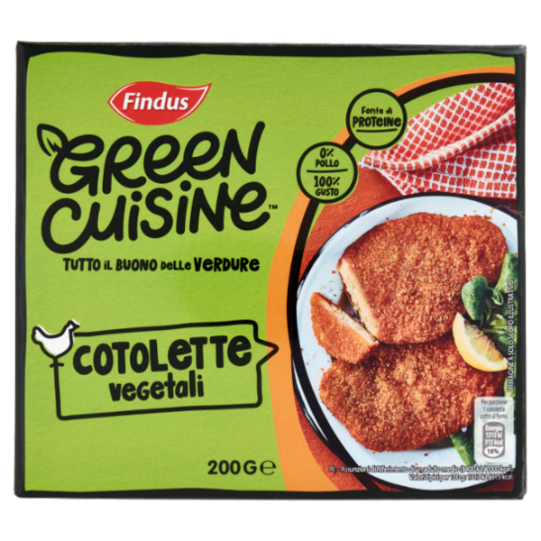 Findus Green Cuisine Cotolette Vegetali 200 g