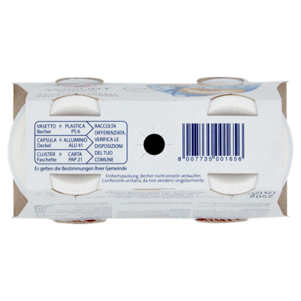 Sterzing Vipiteno Yogurt intero Frutta e Cereali Senza Glutine 2 x 125 g