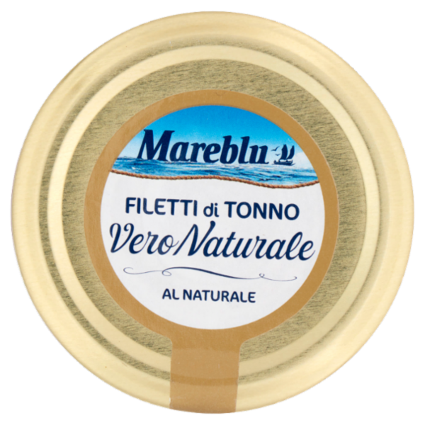 Mareblu Vero Naturale Filetti di Tonno al Naturale 180 g