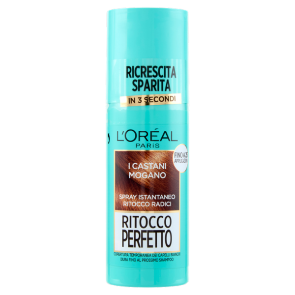 L'Oréal Paris Ritocco Perfetto - Spray istantaneo ritocco radici - 6 Castano Mogano