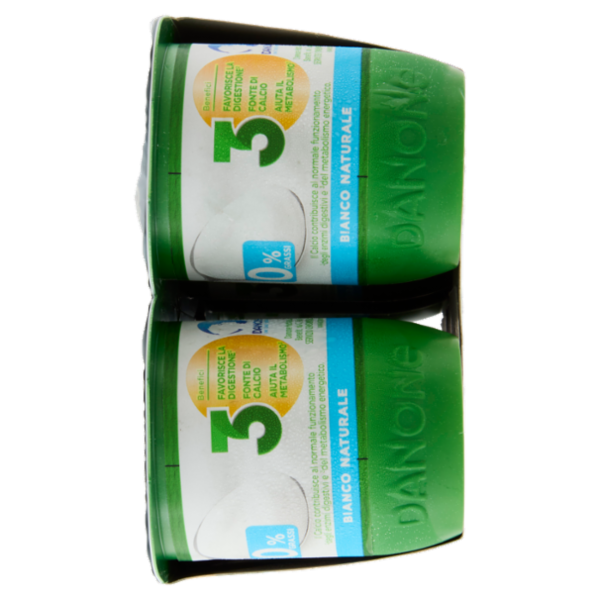 ACTIVIA Yogurt Bianco Naturale 0% grassi con Probiotico Bifidus, 8x125g