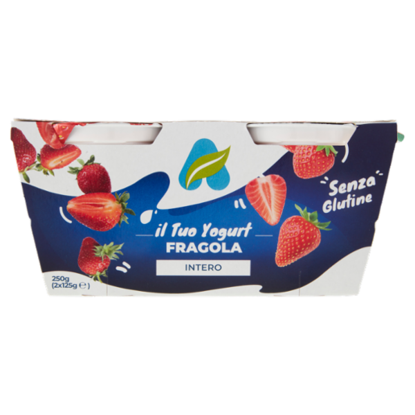 Centrale del Latte Alessandria e Asti il Tuo Yogurt Fragola Intero 2 x 125 g
