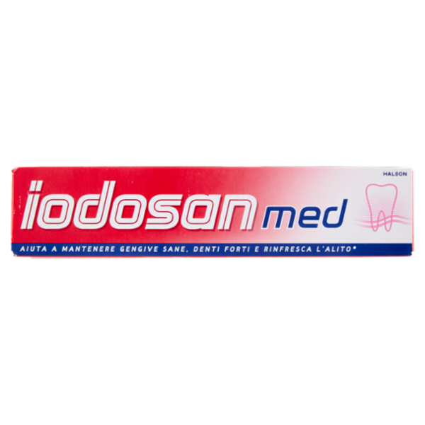 Iodosan med dentifricio con fluoro denti forti gengive sane alito fresco 100 ml