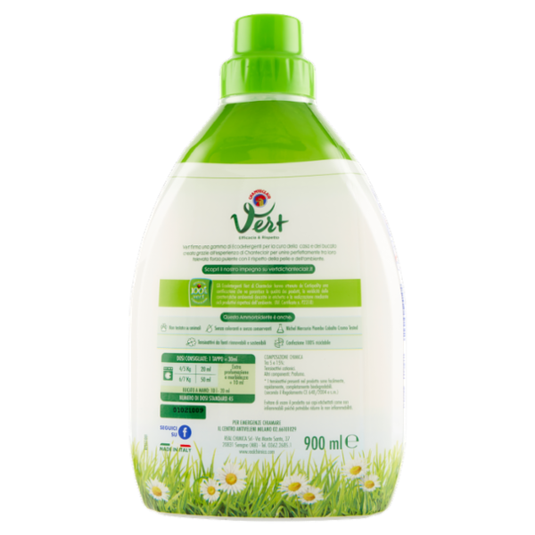 Vert di Chanteclair Ammorbidente Concentrato Fiori di Mandorlo e Aloe 900 ml