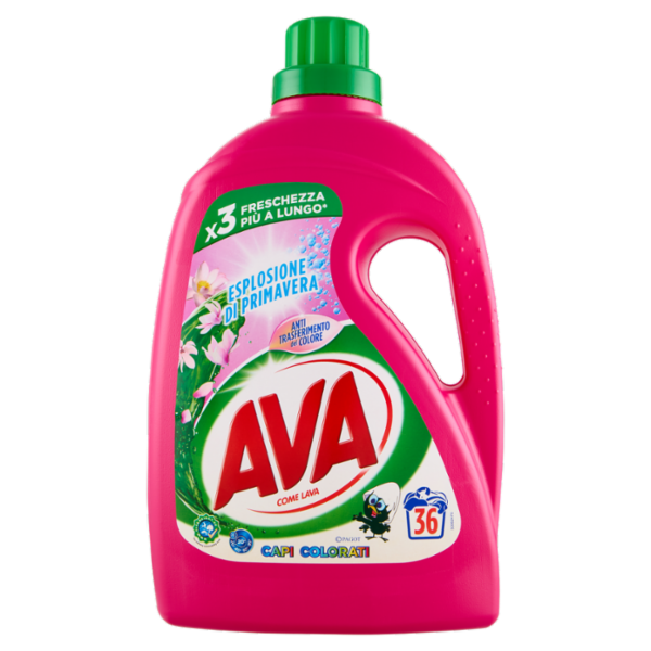 Ava Detersivo lavatrice Esplosione di Primavera 36 lavaggi 1,8 L