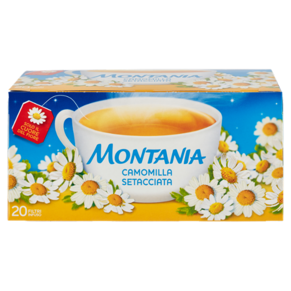 Montania Camomilla Setacciata 20 Filtri Infuso 35 g