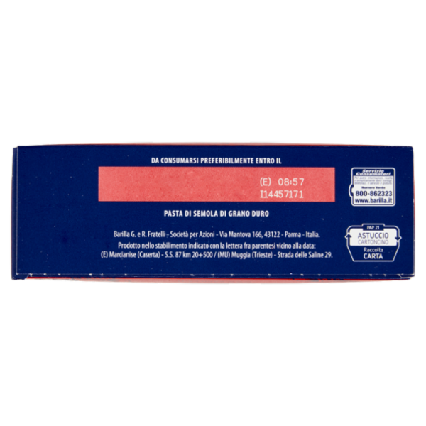 Barilla Pasta Al Bronzo Mezze Penne Rigate 100% grano italiano 400g