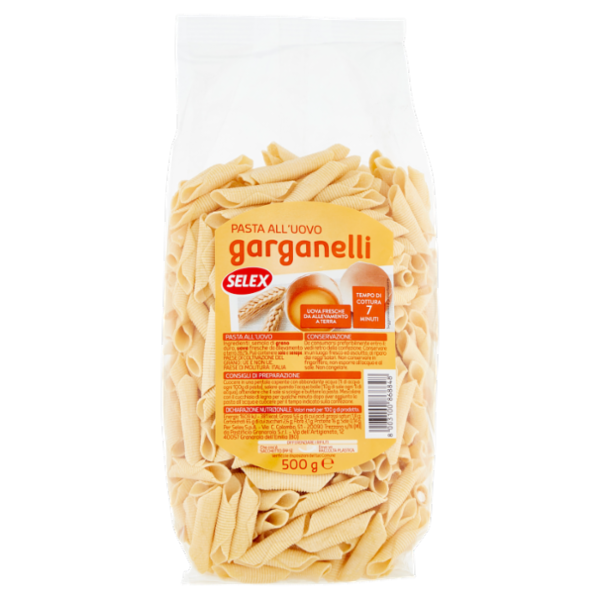 Selex Pasta all'Uovo Garganelli 500 g