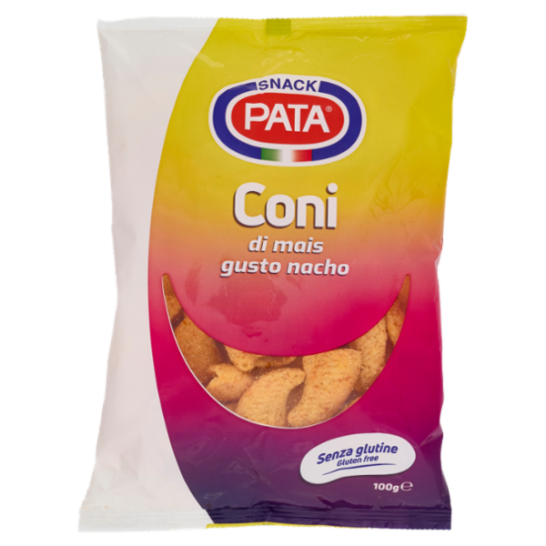 Pata Freely Sfizzy coni di mais gusto nacho 100 g