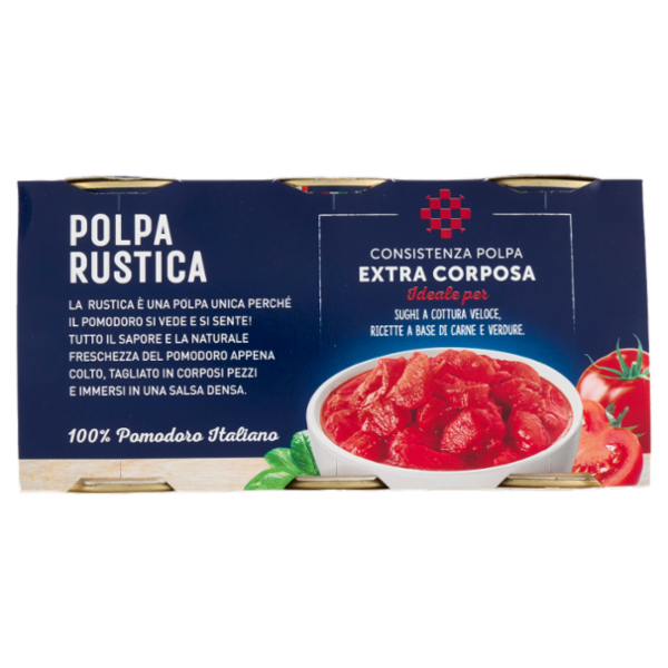 Cirio la Polpa Rustica 3 x 400 g
