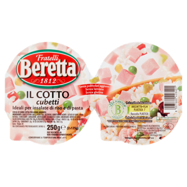 Fratelli Beretta il Cotto cubetti 2 x 125 g
