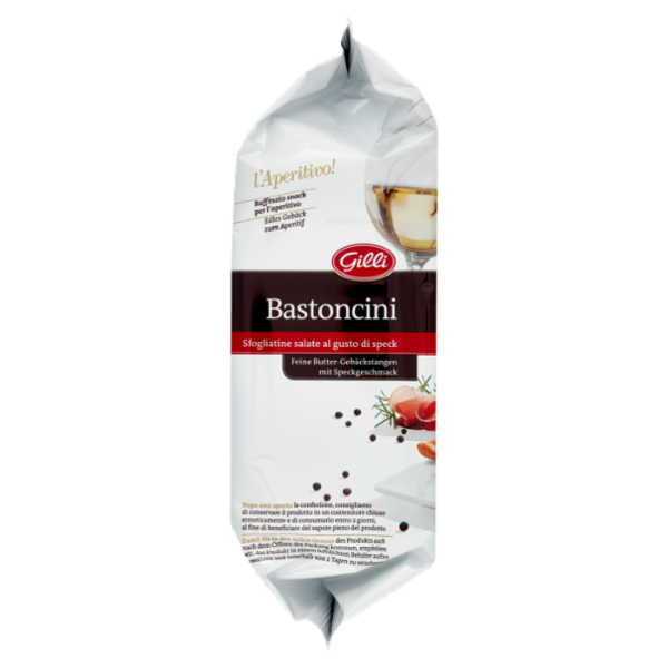 Gilli l'Aperitivo! Bastoncini Sfogliatine salate al gusto di speck 125 g