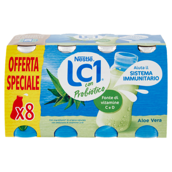 NESTLÉ LC1 con Probiotico Aloe Vera 8 x 90 g