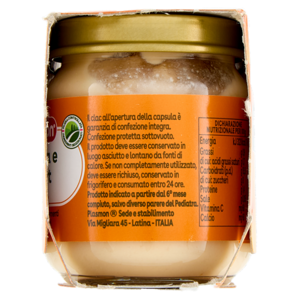 Plasmon Banana Yogurt* Omogeneizzato con Fermenti Lattici Pastorizzati 2 x 120 g