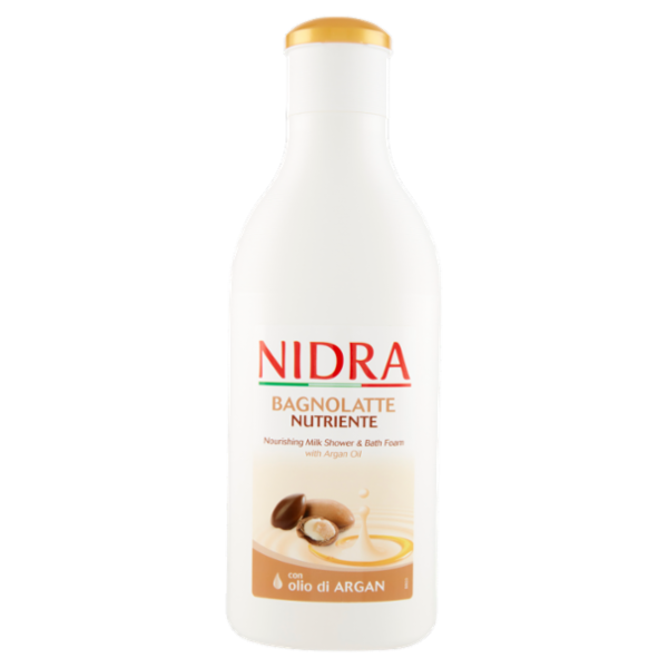 Nidra Bagnolatte Nutriente con olio di Argan 750 mL